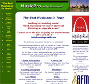 Tablet Screenshot of musicprostl.com